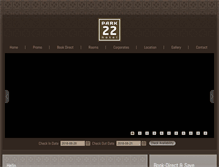 Tablet Screenshot of park22hotel.com